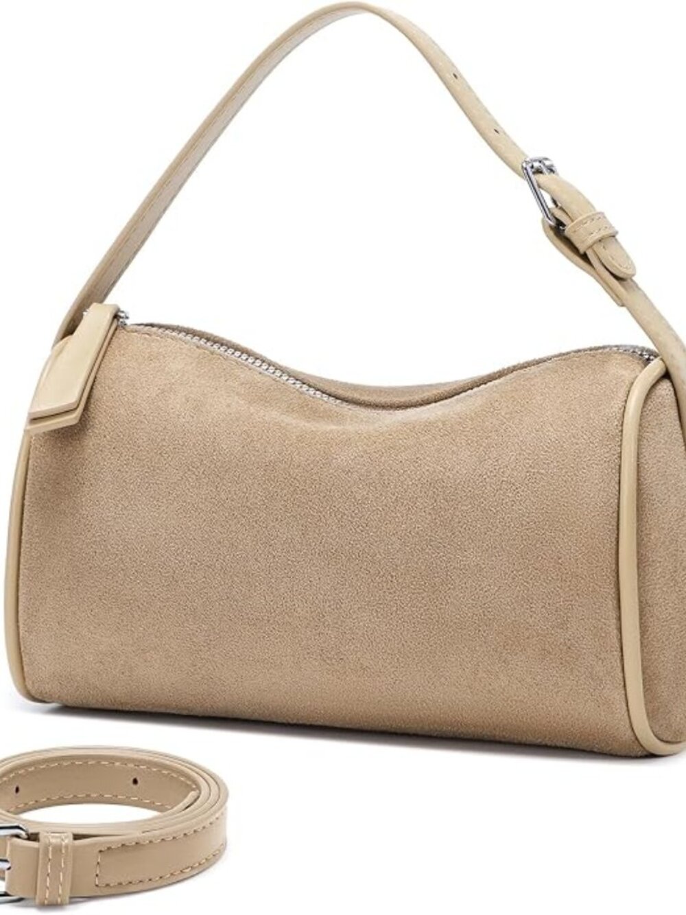 Suede Leather Crossbody Purses Bag for Women Fall Shoulder Handbags